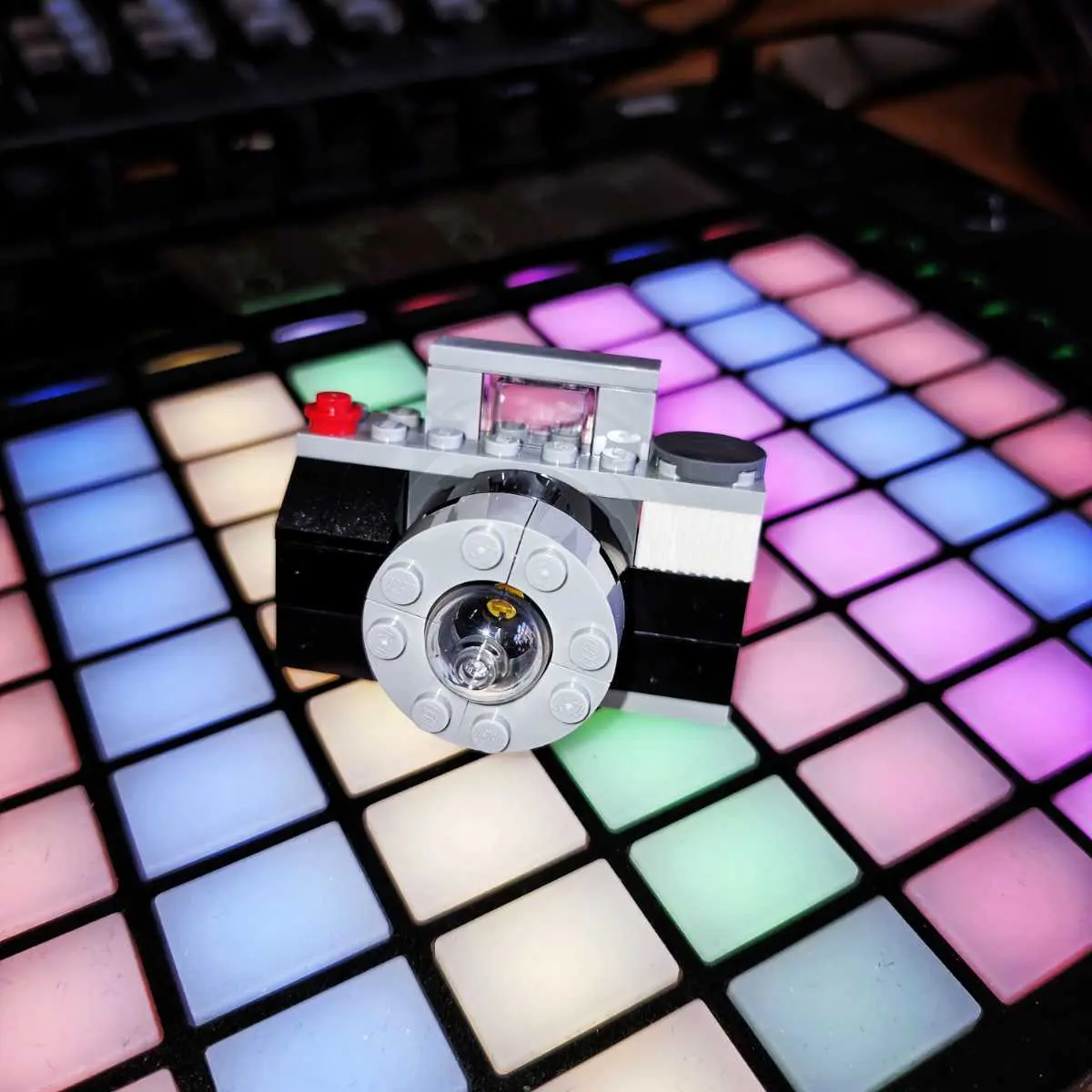 LEGO camera on Ableton Push 2